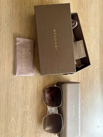 Bvlgari Designer Sunglasses with Case and Box - Excellent Condition