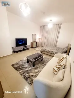 Fully furnished studio apartment for monthly rent in Al Rashidiya Ajman Prime location with easy acc