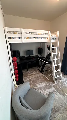 Storå Loft Bed with Ladder 140x200