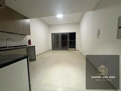 Large studio apartment with a separate kitchen, bathroom, high-end finishes, balcony with open views, gym, swimming pool, private parking, flexible pa