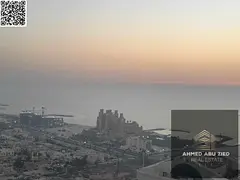Sea View - 3 BR Master + Hall - Parking - Gym - Pool - Garden - Balcony Sea View - Spacious Layout -