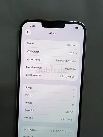 iPhone 13 Pro Max 512GB - Good Condition - 85 % Battery