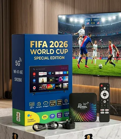 FIFA 2026 Special Edition Android TV Box with Remote (Unused)