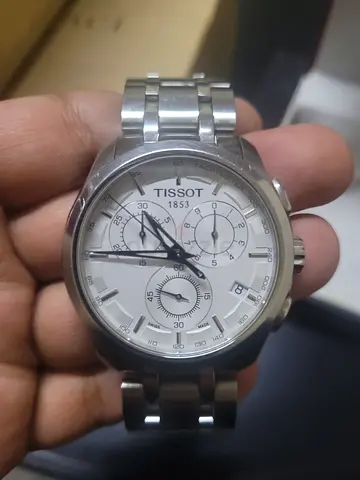 Tissot stainless steel mens chronograph watch - good condition