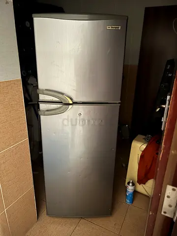 Silver Top-Freezer Refrigerator - Good Working Condition