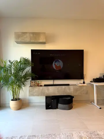 Light Grey Modular TV Unit