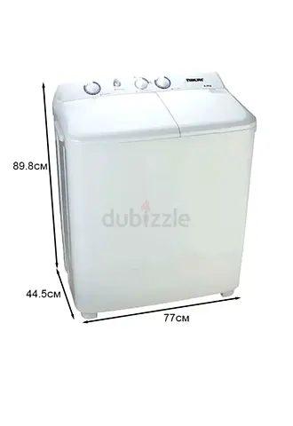 Twin-tub Semi-Automatic Washing Machine - 7kg (White)