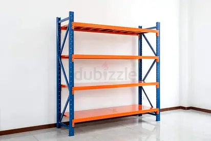 Heavy Duty Industrial Steel Storage Rack - 4 Shelf Pallet Racking