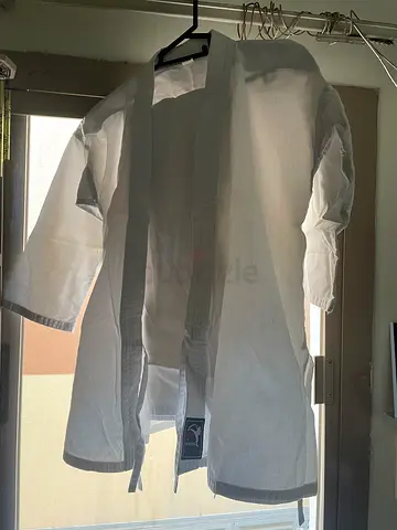 2 White Karate dress- Size 170 and 160, Good Used Condition