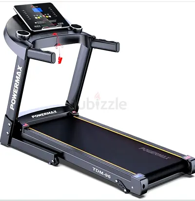 Compact Folding Treadmill – PowerMax TDM-98, Perfect for Home Cardio