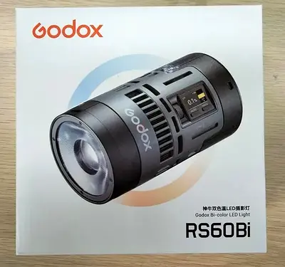 Godox RS60 LED Video Light, Bi-Color Led Monolight, Studio Light Supports DMX/APP Control for Studio