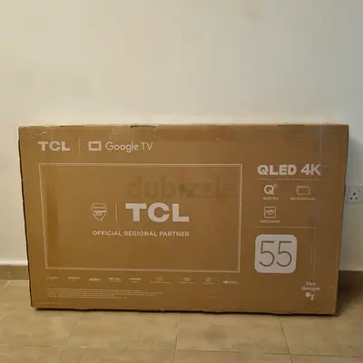 Only Box of TCL 55 QLED 4K Google TV