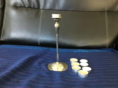 Lifestyle Adore 9” Tealight Metal Candle Holder