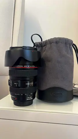 Canon EF 24-105mm f/4L IS USM Zoom Lens with Pouch