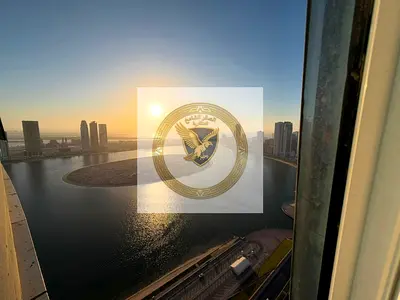 Free parking with a balcony and super deluxe finishes in a prime, lively location near cafes, shops, and pharmacies, with easy access to Dubai exit.