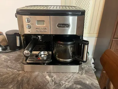 DeLonghi Combination Espresso  and Filter Coffee Machine - Stainless di combi