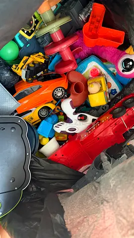 Bag full of bay toys