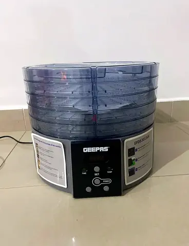New Geepas Digital Food Dehydrator - Food Dryer with 5 Large Trays