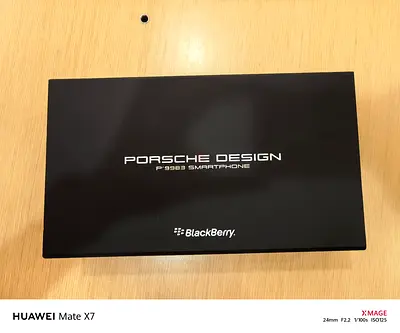 BlackBerry Porsche Design P9983 brand new smartphone with original box, accessories, and everything