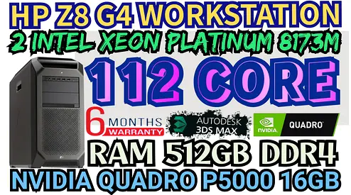 Classifieds: 112 CORE HP Z8 G4 WORKSTATION 8173M PLATINUM 2 INTEL