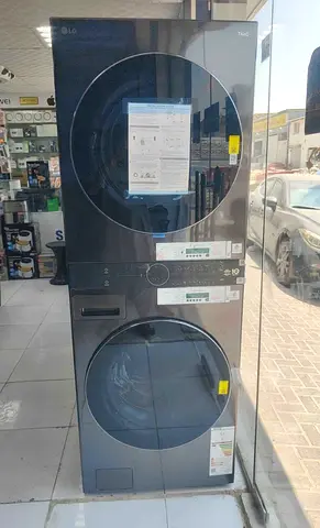 LG tower 19 kg washer and 16 kg dryer set neat and clean perfect working
