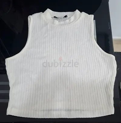 White striped t-shirt, size small