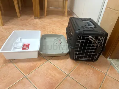 Used Cat Carrier, Litter Tray and Scoop - Excellent Condition