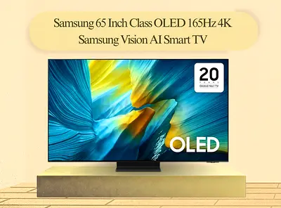 Samsung 65 Inch Class OLED 165Hz 4K Samsung Vision AI Smart TV | 2025 Model 65S95F