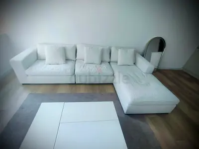 Looks great condition marina home lshape sofa
