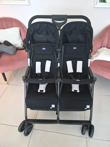 Chicco - Ohlala Twin Stroller - Black Night