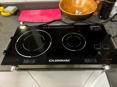 Olsenmark Double Burner Infrared Cooktop