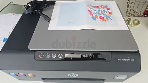 HP Smart Tank 515 All-in-One Printer — needs  new black color printhead