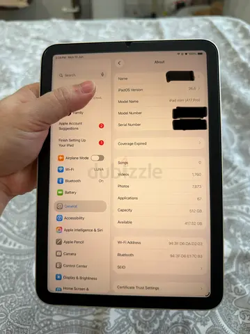 iPad mini 512GB Wi‑Fi - Good Condition