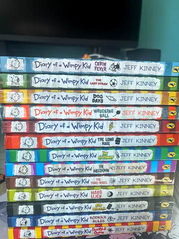 Diary of a Wimpy Kid book collection by Jeff Kinney - assorted volumes