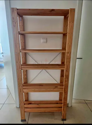 IKEA heavy pine IVAR wooden shelves
