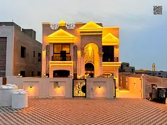 A luxury villa in the most prestigious and beautiful areas of Ajman, in a very special location and 