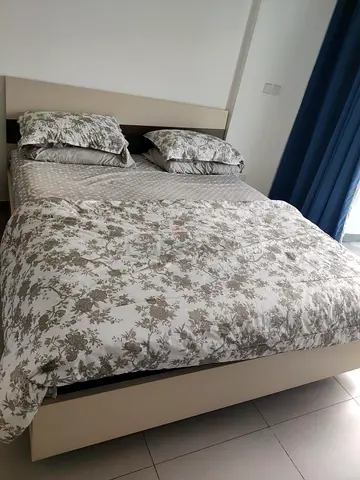 California king size bed frame (180x210) home center with mattress (Royal Rest with warranty)