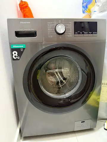 Hisense 8KG Front Load Washing Machine- Grey – Excellent Condition