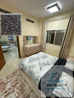 Furnished 1 Bedroom Apartment for Monthly Rent in Ajman – Behind Al Safeena Roundabout, Corniche