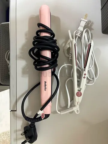 BaByliss pink hair straightener and mini straightener - good working condition/price is negotiable