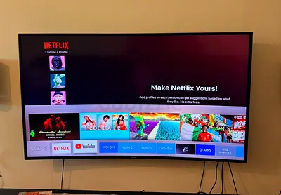 55-inch Samsung Curved Smart LED TV - Good Working Condition