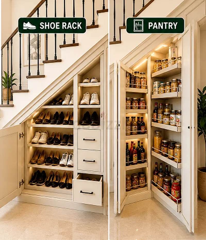 Community: Custom Under-Stairs Carpentry – Shoe Racks, Storage ...
