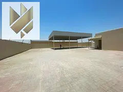 For annual rent: a plot of land in Al Sajaa, Sharjah. Excellent opportunity. Area: 12,000 sq ft. Ele