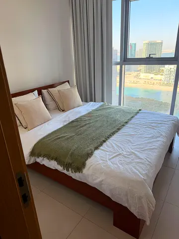 Bed Frame and Headboard (Queen Size)