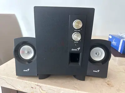 Genius 2.1 Computer Speakers with Subwoofer - Good Working Condition