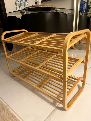 Daniel 3-Tier Bamboo Shoe Rack/plant holder/storage