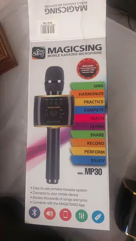 MAGICSING MP30 Mobile Karaoke Microphone - Bluetooth All-in-One