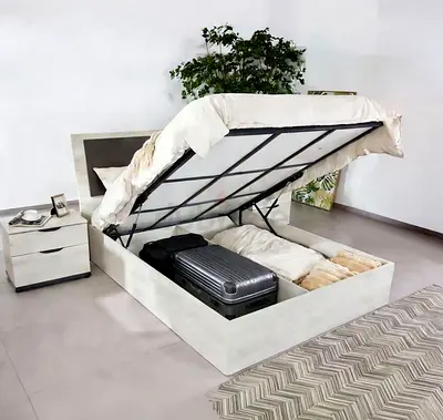 Storage bed queen, size150x200