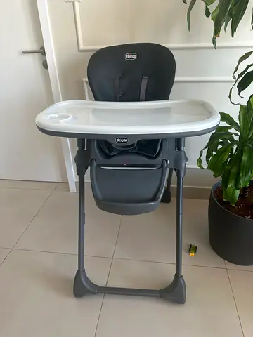 Chicco Adjustable High Chair in Grey - Good Condition