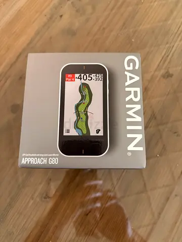 Garmin Approach G80 Golf GPS in box (used only a few times)